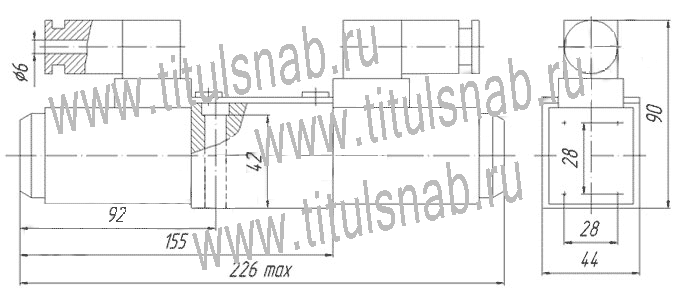 Габаритные размеры 1РЕ6 24 (ПЕ6 24) Габаритные размеры 1РЕ6 24 (ПЕ6 24)